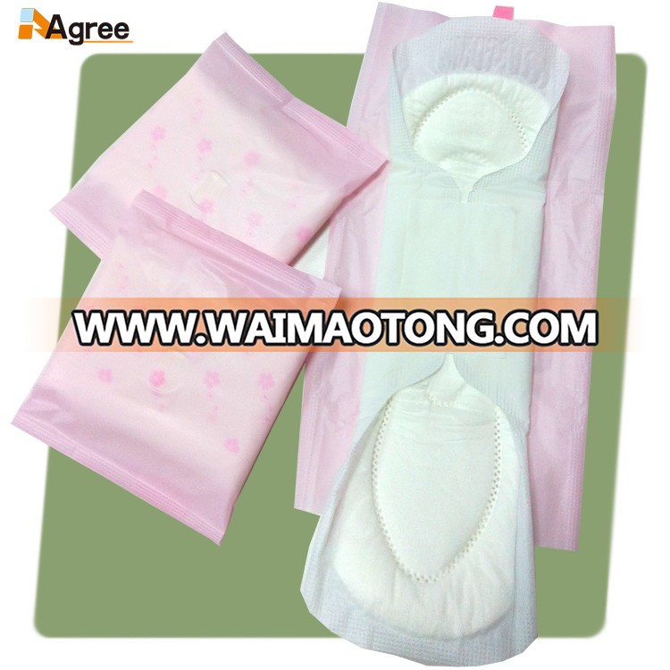 High Quality Disposable Organic cotton sanitary pads pure cotton sanitary napkins with cheap price