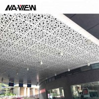 Acoustic House Decorative Aluminum Metal Suspended Stretch False Ceiling Panel Tiles Board Design