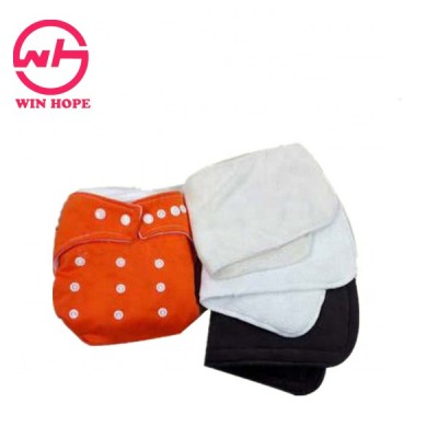 Hot Selling 3-5 Layers Insert Washable Qrganic Cloth Baby Pocket Diapers