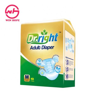 Women Wear 10 Pieces per Box Anti-leakage Adult Diapers Company